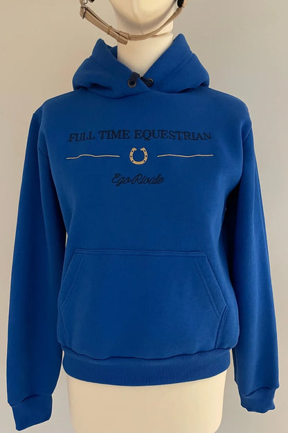 Equestrian hoodie with personalised embroidery